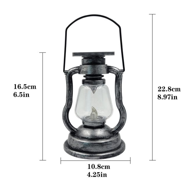 Lanterne Solaire Jardin Style Retro