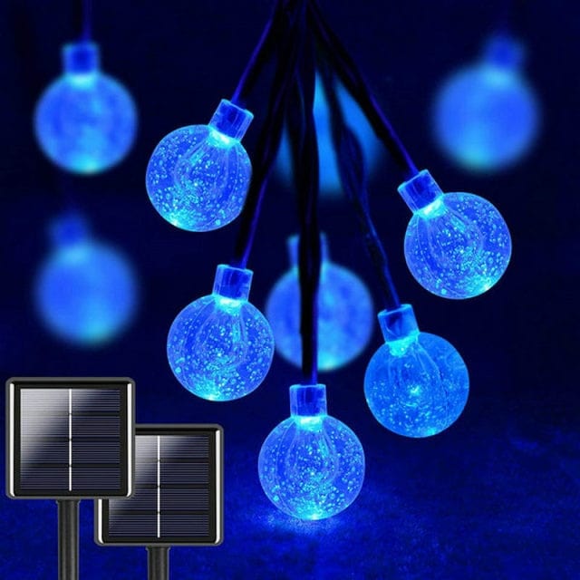 Guirlande Solaire Ampoule Extérieure LED