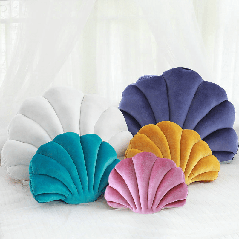 Coussin Coquillage en Velours