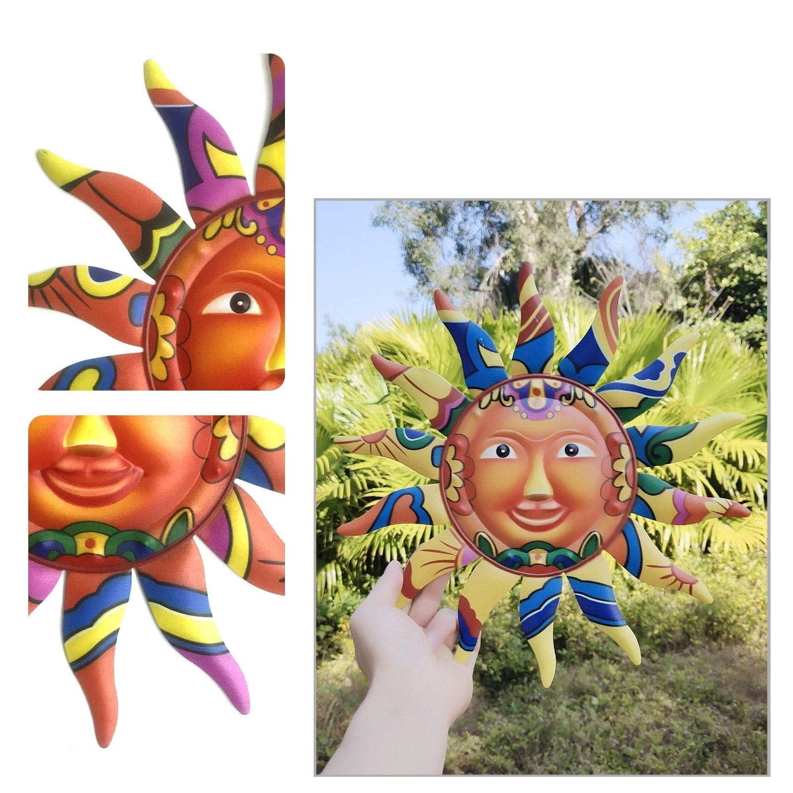 Décoration Murale Extérieure "Soleil Inca"