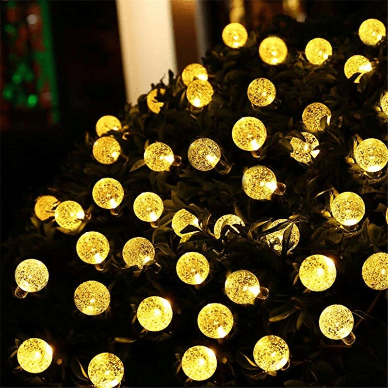 Guirlande Solaire Ampoule Extérieure LED