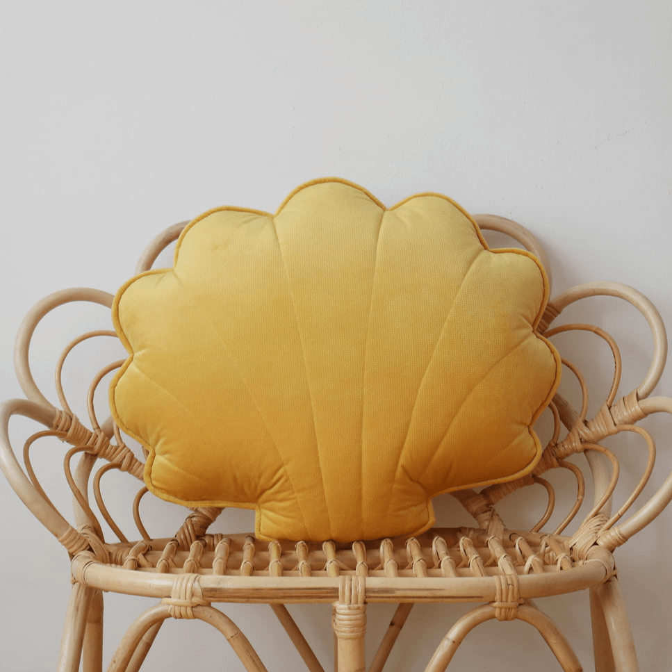 Coussin Coquillage en Velours