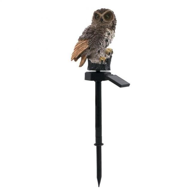 Lumière Solaire Extérieur sur Pied Chouette Pour Jardin