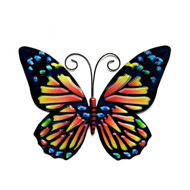 Papillon Mural en Metal