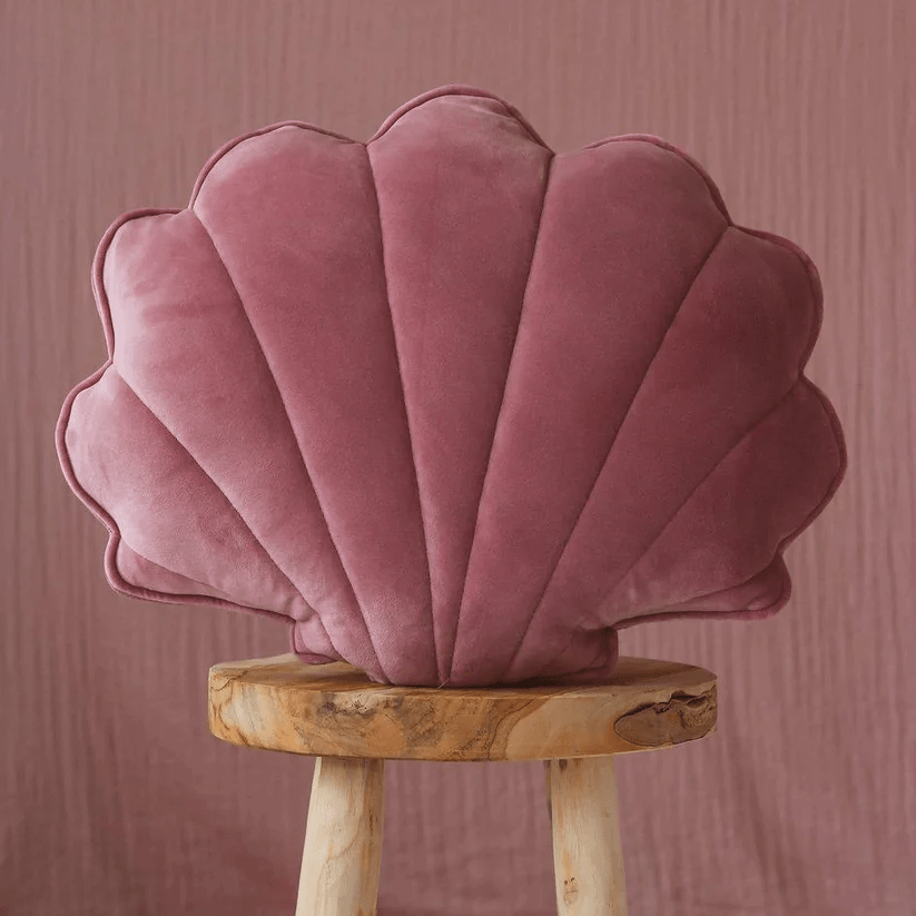 Coussin Coquillage en Velours