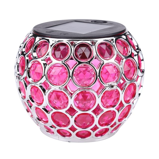 Lampe de Table Solaire Mosaïque Colorée LED