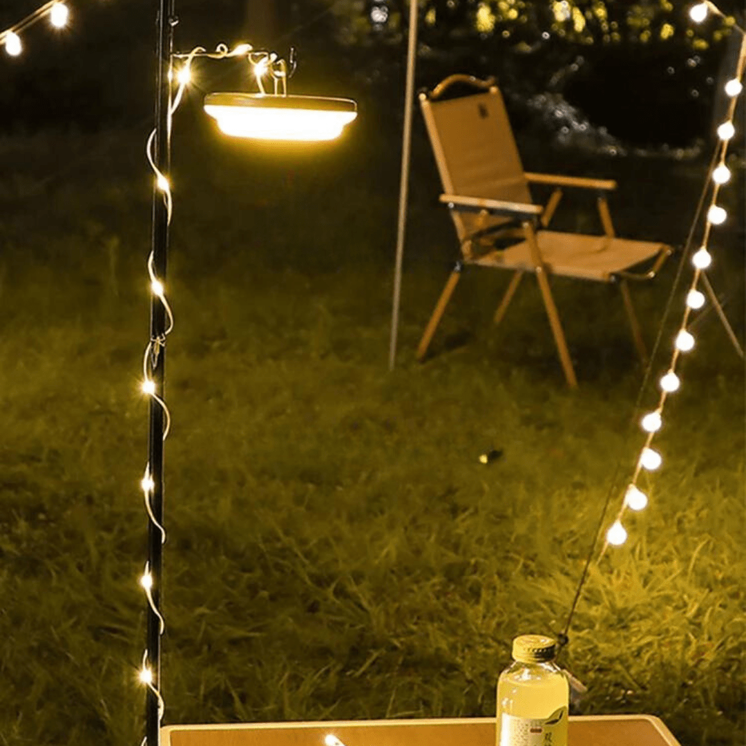 Lampe de Camping Ultra-Pratique avec Guirlande Intégrée