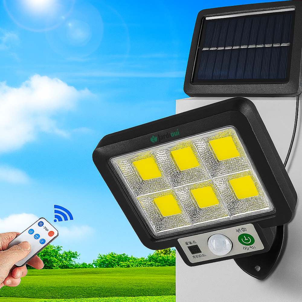 Lampe Solaire Puissante avec Détecteur de Mouvement