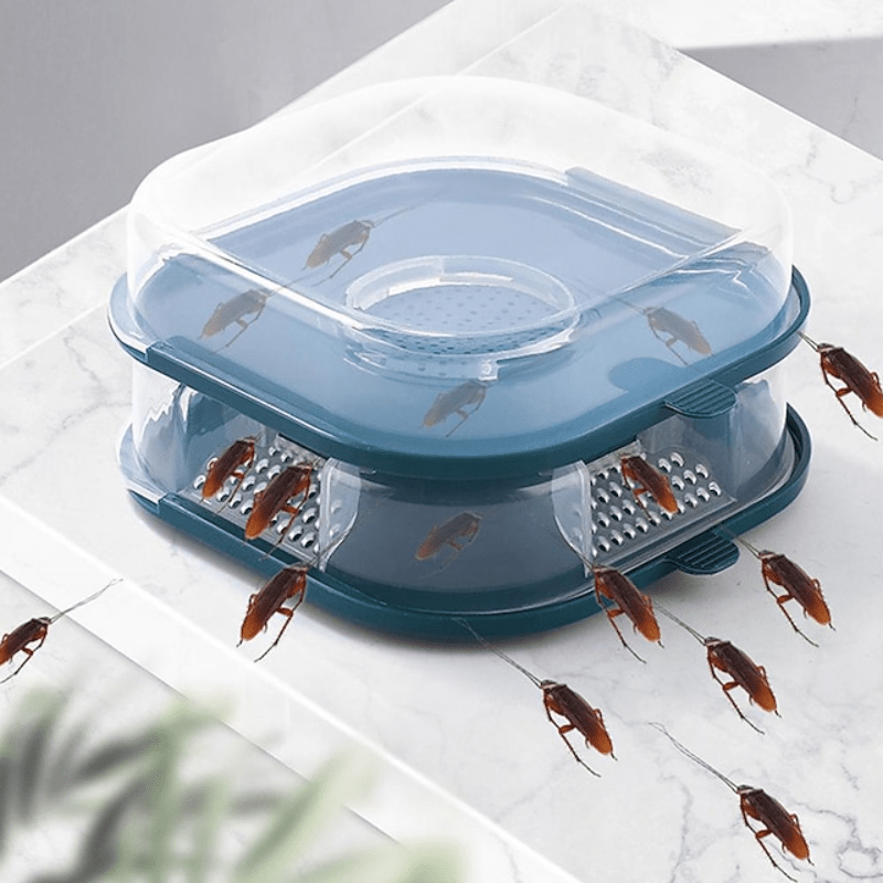 Piège à Cafards Réutilisable Efficace (+ Poudre Offerte)