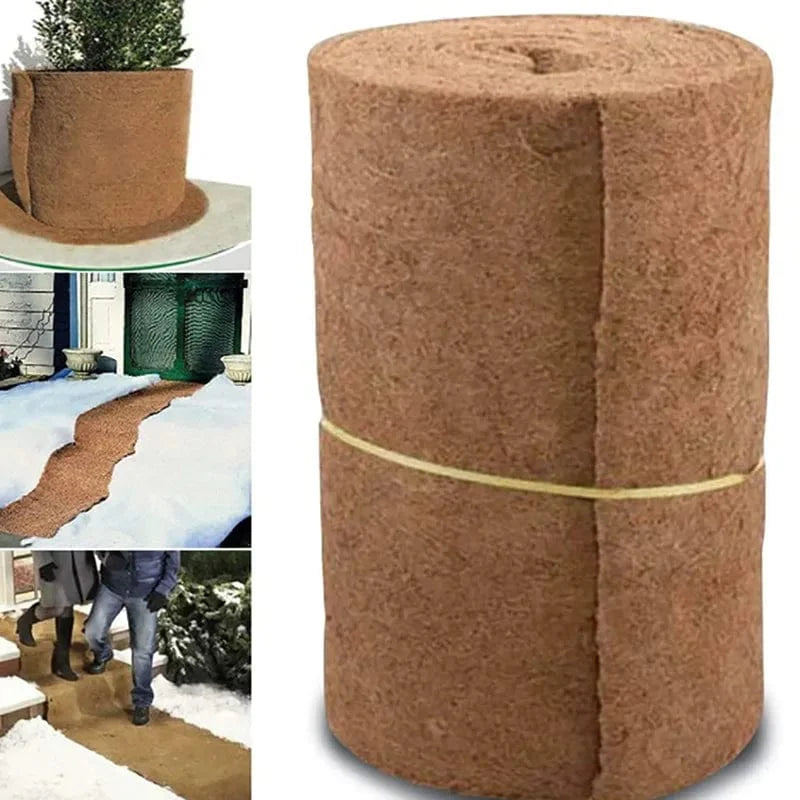 Rouleau Multi-Usage en Fibre de Coco Respirante pour Plantes et Extérieur