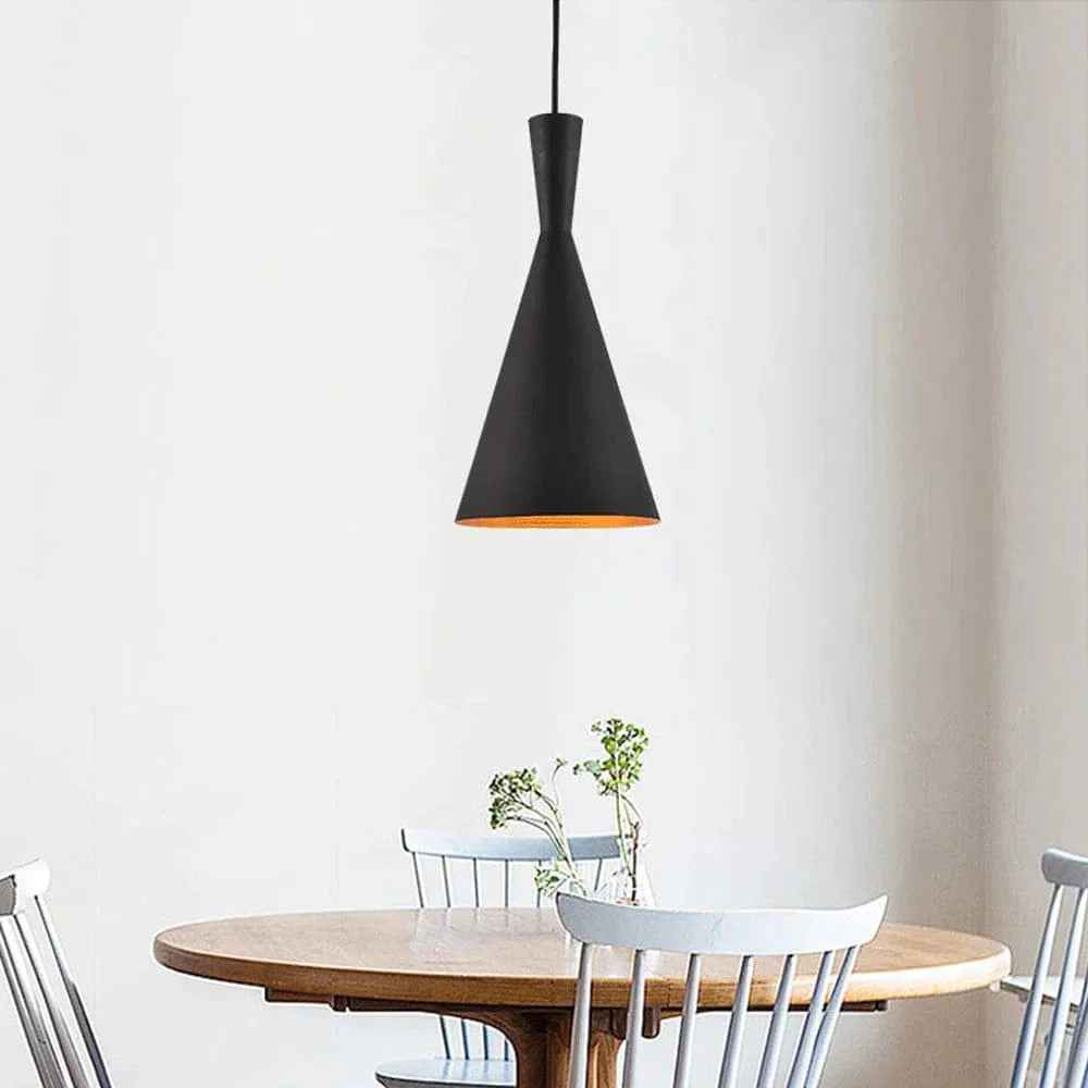Suspension Luminaire Noire Industrielle à LED