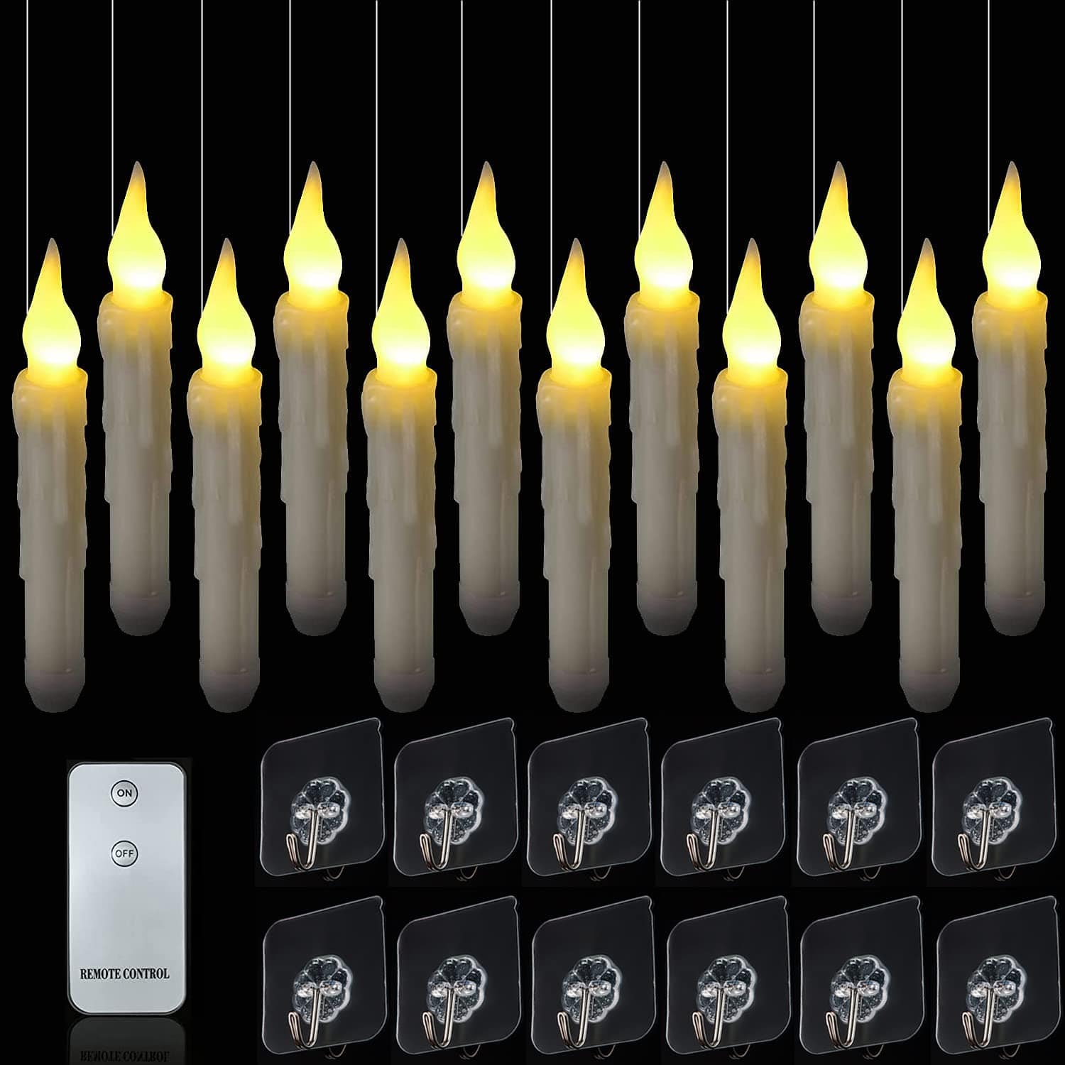 Bougies flottantes lumineuses