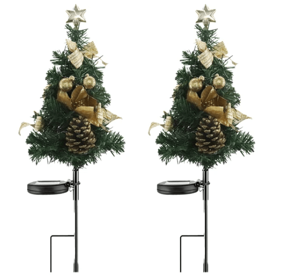 Lampe Solaire Arbres Lumineux de Noël