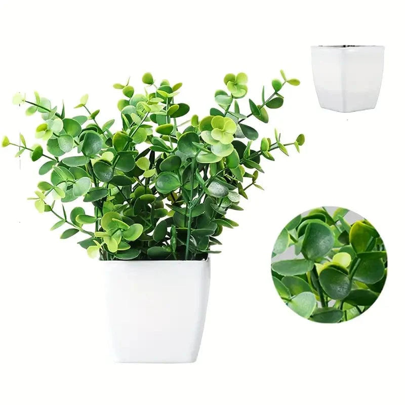 Petite Plante Artificielle Verte En Pot
