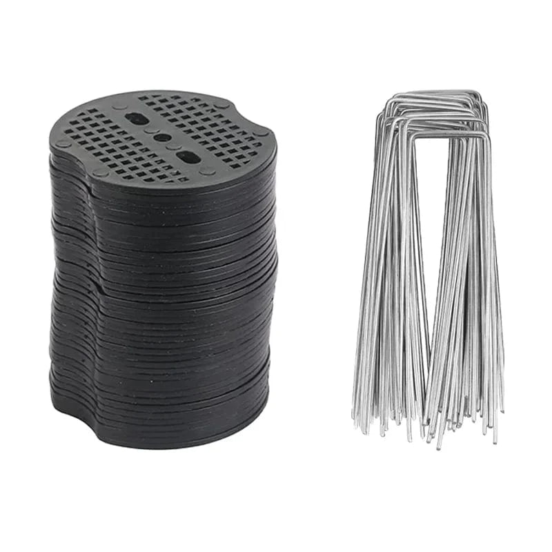 Piquet de Paillage de Jardin Métallique Robuste (30 Pièces + 10 Offertes)