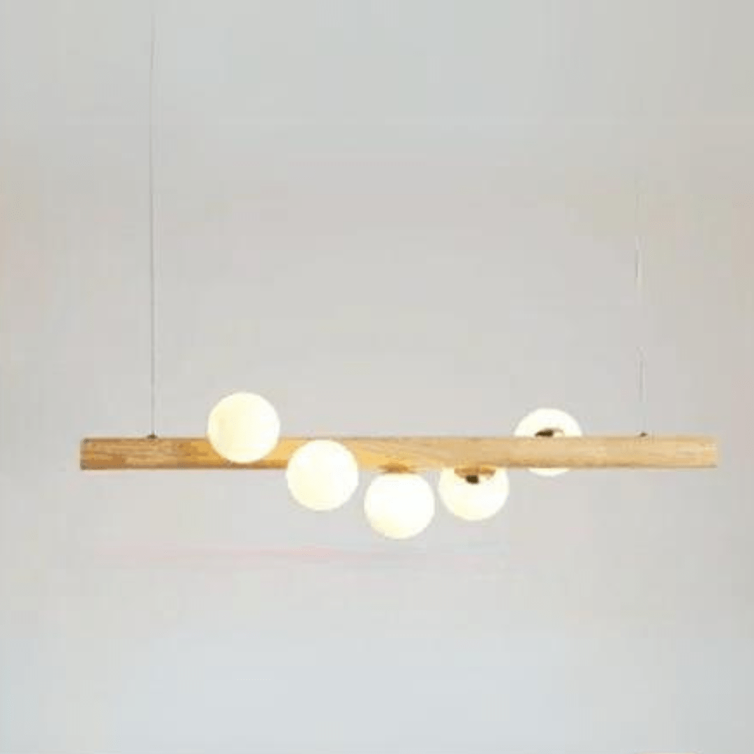 Lustre Chic et Moderne à Boules Suspendues
