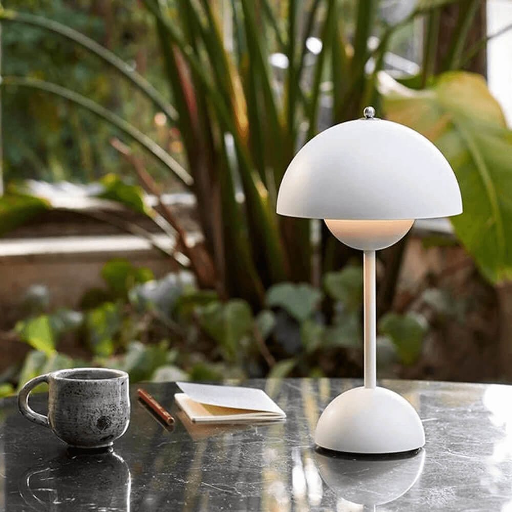 Lampe de Table Sans Fil Florale Enchantée