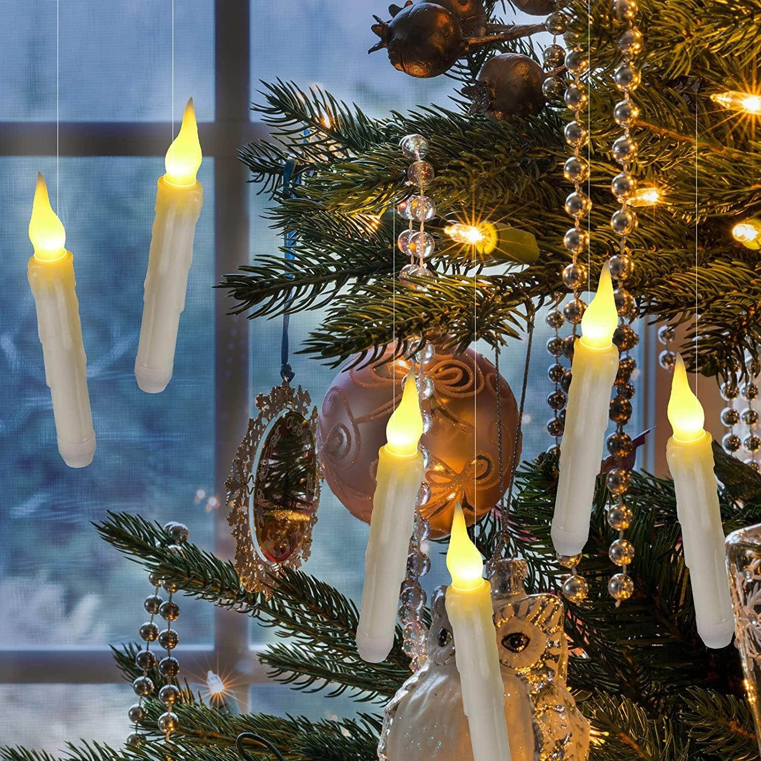 Bougies flottantes lumineuses