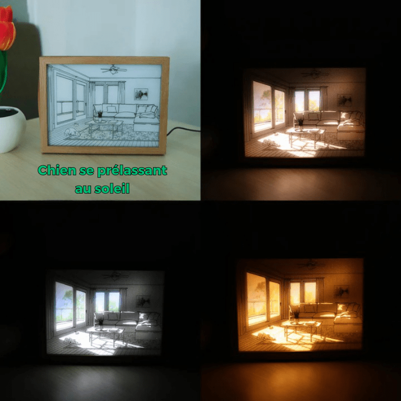 Tableau Lumineux d'Ambiance Original