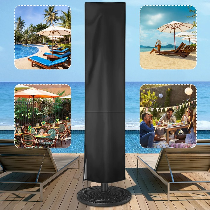 Housse Anti-Poussière pour Parasol de Plage