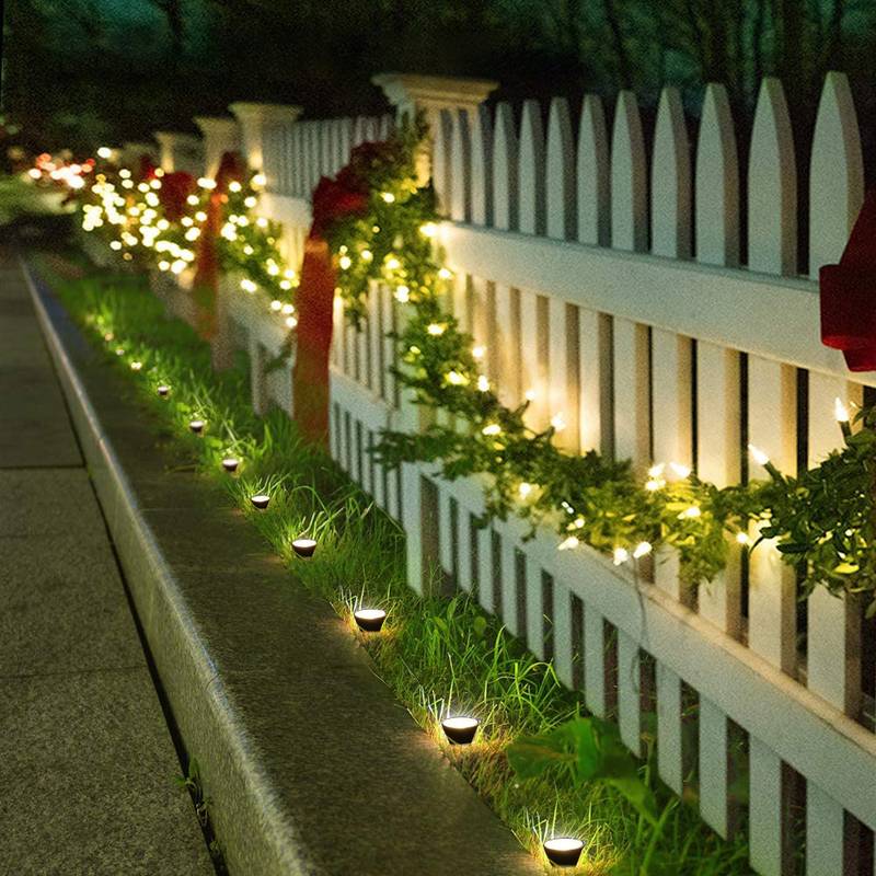 Spots Solaire Extérieur de Pelouse Ultra-Lumineuses (Lot de 8  + 2 Offertes)