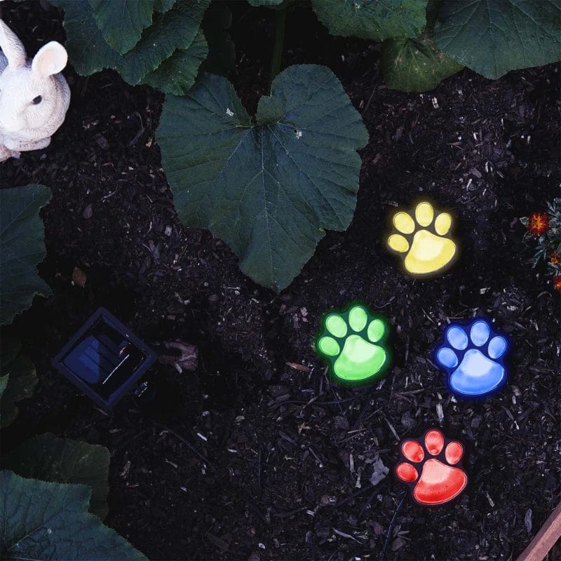 Spot Solaire Jardin Pattes Multicolores