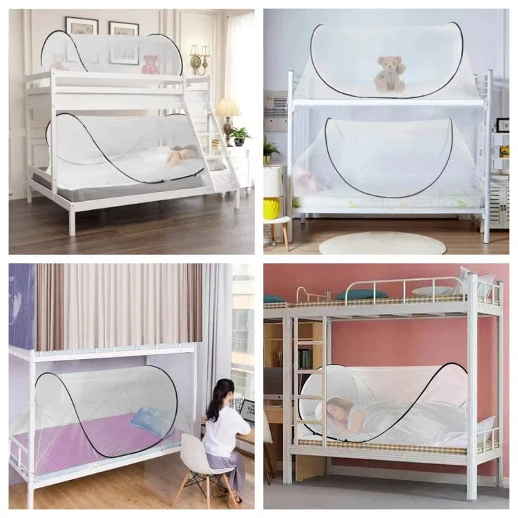Moustiquaire Zippée de Camping Portable pour Enfants