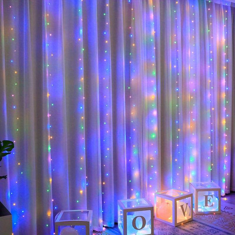Guirlande Lumineuse de Rideau Enchanteresse