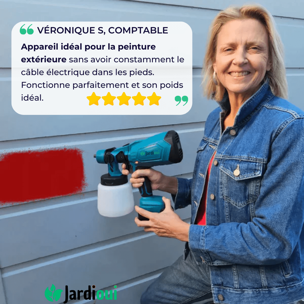 Pistolet à Peinture Électrique Sans Fil Portatif Magique (+Batterie Offerte)