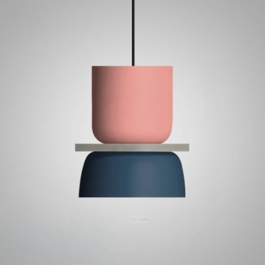Suspension Luminaire LED Colorée Petit Format