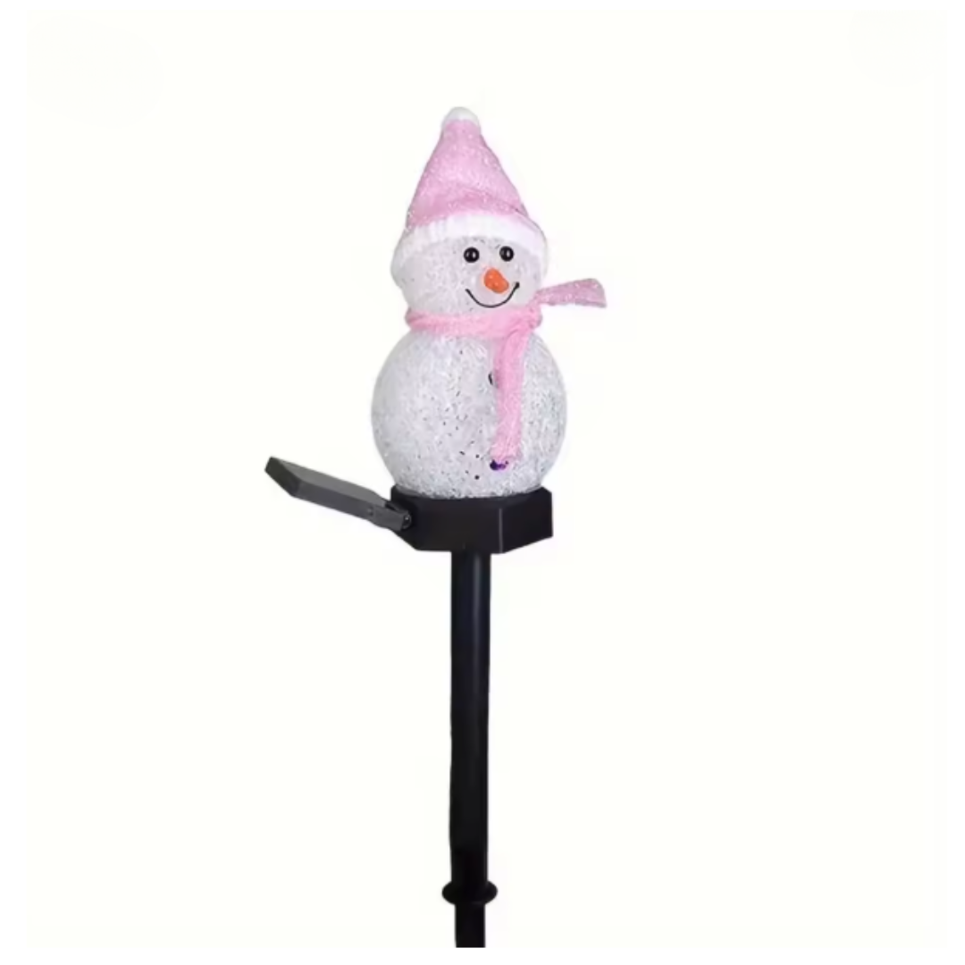 Bonhomme de Neige Lumineux Solaire