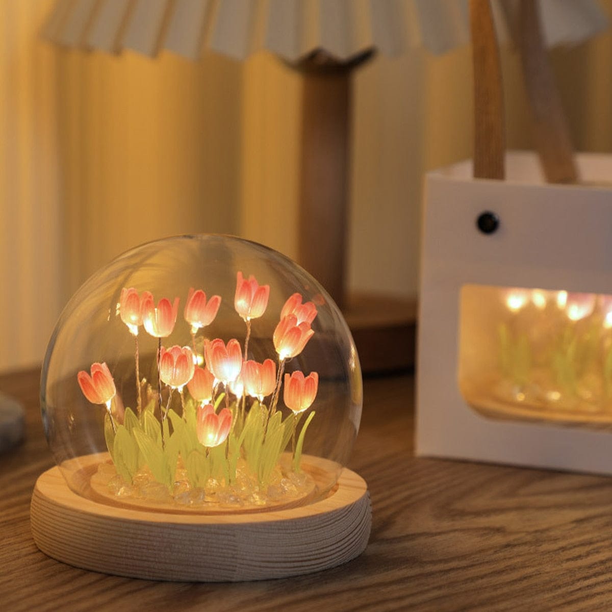Veilleuse Tulipe à Piles