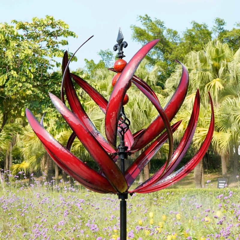 Moulin à Vent Artistique En Métal Cinétique