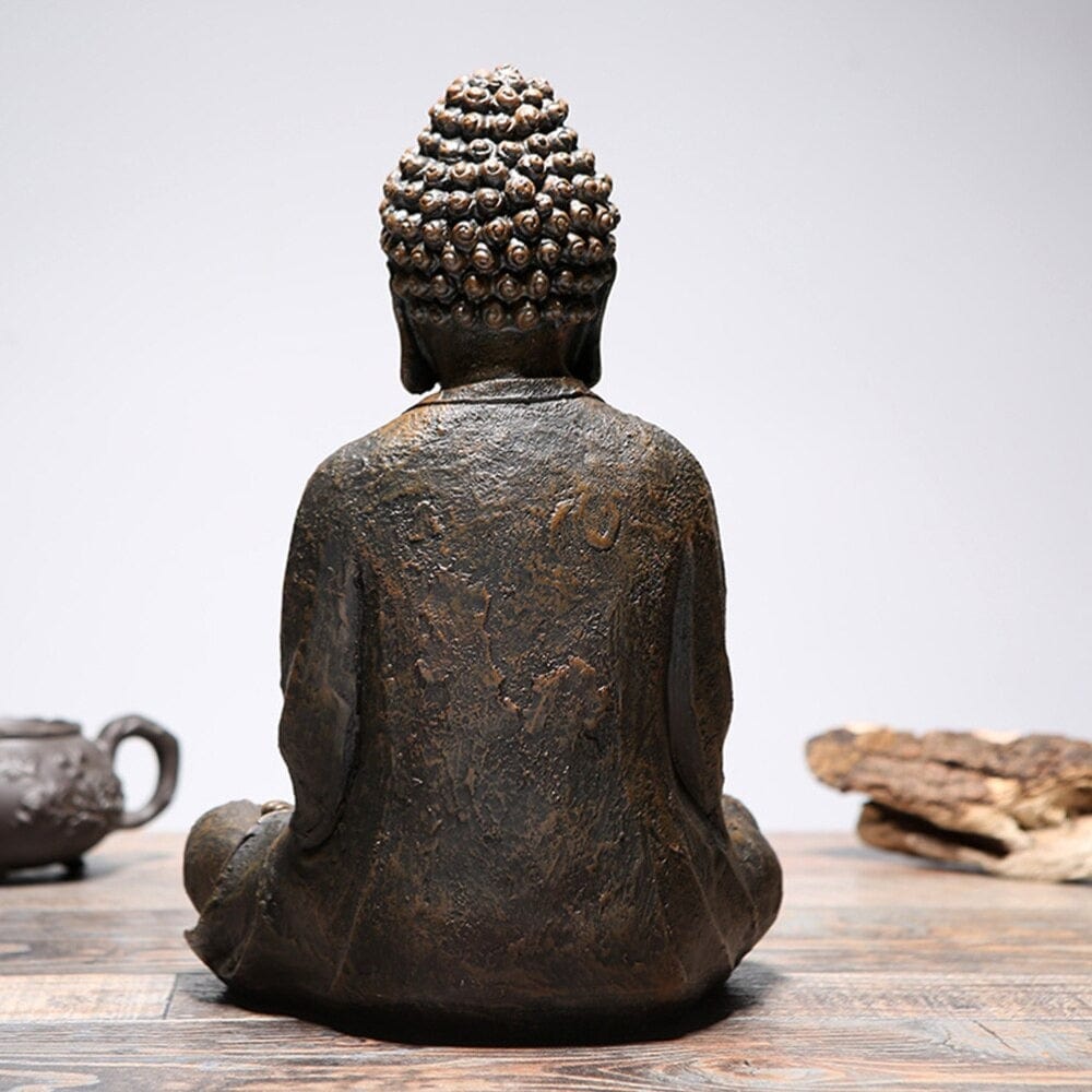Statue de bouddha décorative et méditative