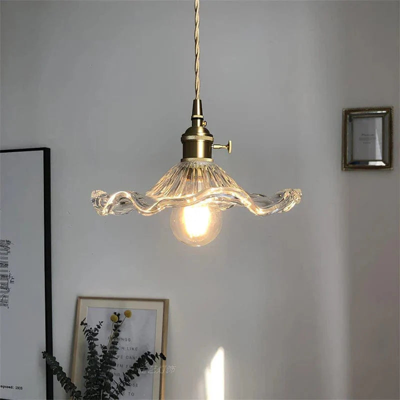 Lustre Élégance Verre Artisanal Intemporel