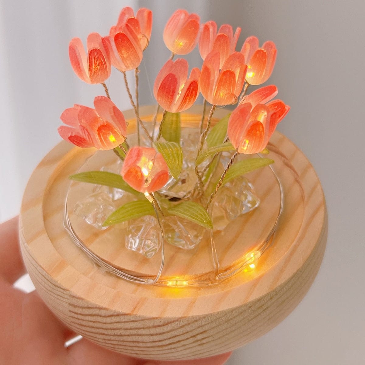 Veilleuse Tulipe à Piles